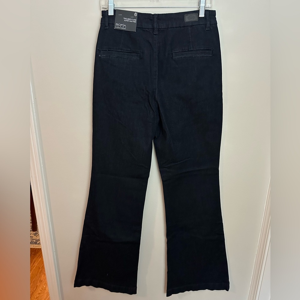 Sofia by Sofia Vergara Black Flare Jeans - Picture 9 of 11